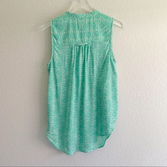 ANTHROPOLOGIE Maeve Green Sleeveless Tank - Picture 7 of 11
